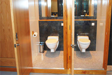designer washrooms for hire