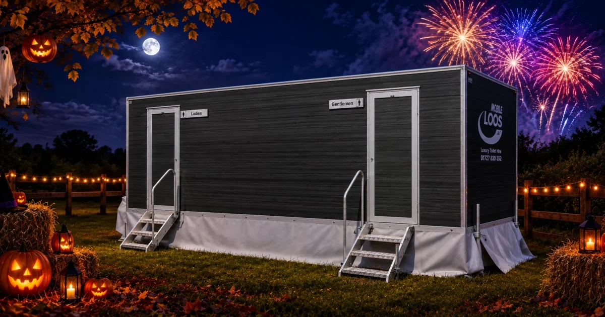 Halloween and Bonfire Night Events Toilet Hire